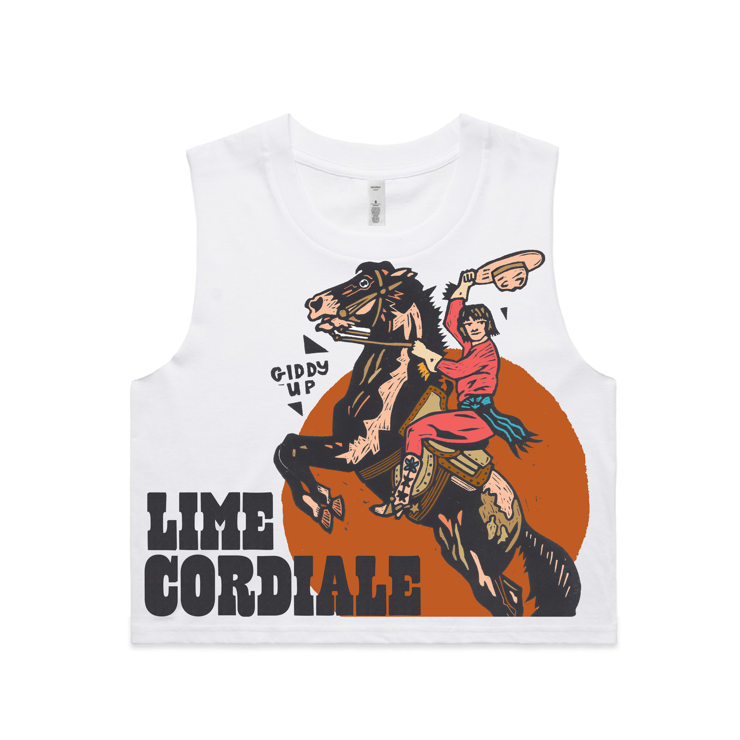 GIDDY UP Cropped Tank