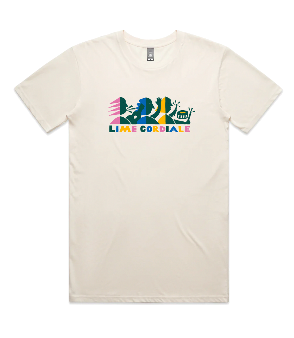 Lime Co. Multi Colour Logo Tee