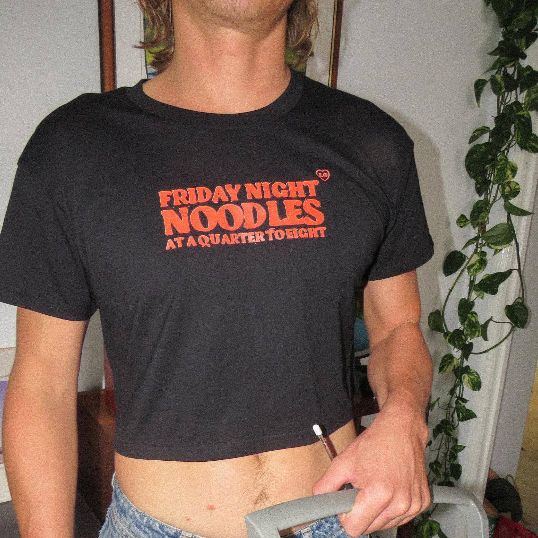 Friday Night Noodles Slogan Tee