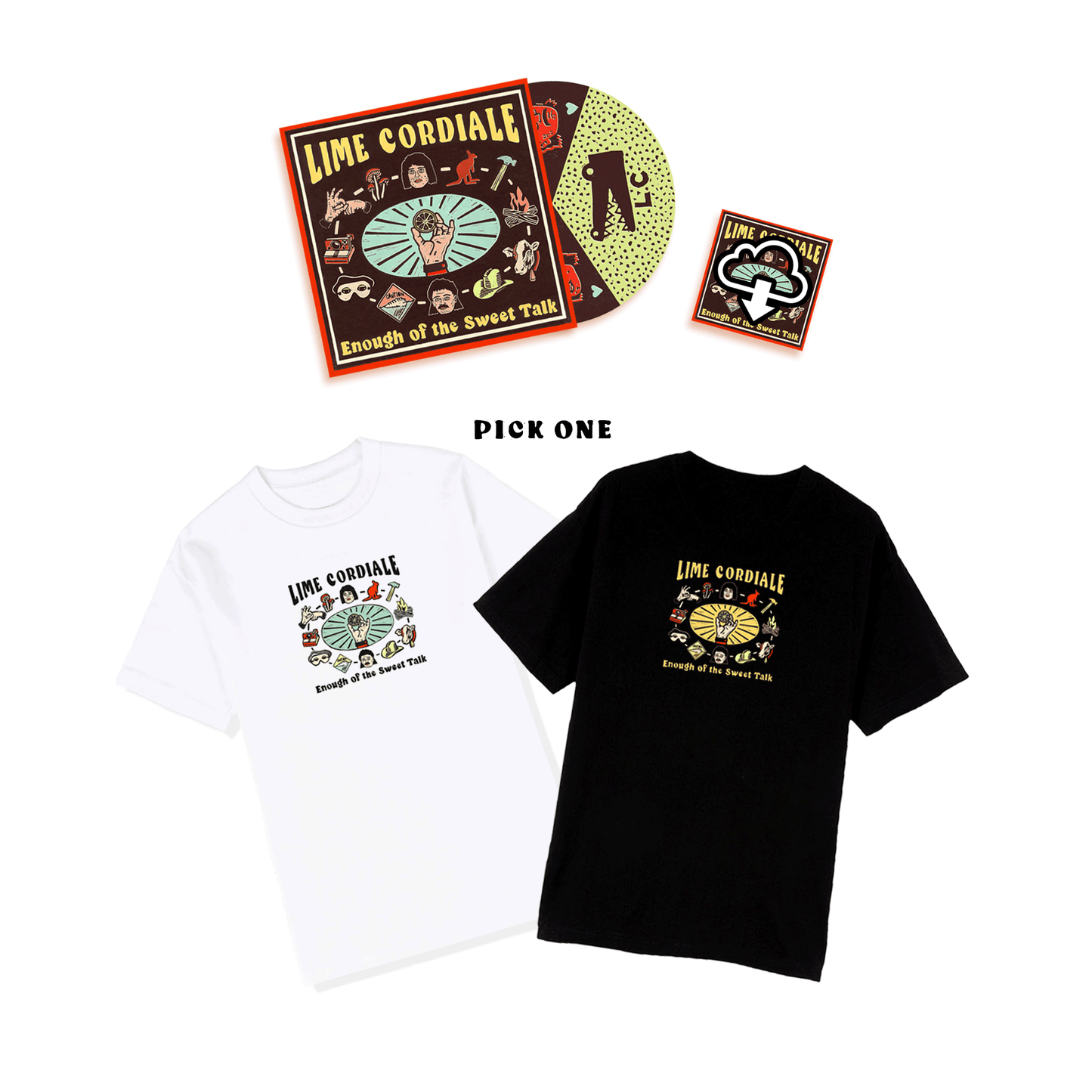 Pre-Order Enough of the Sweet Talk CD + Short Sleeve Tee Select