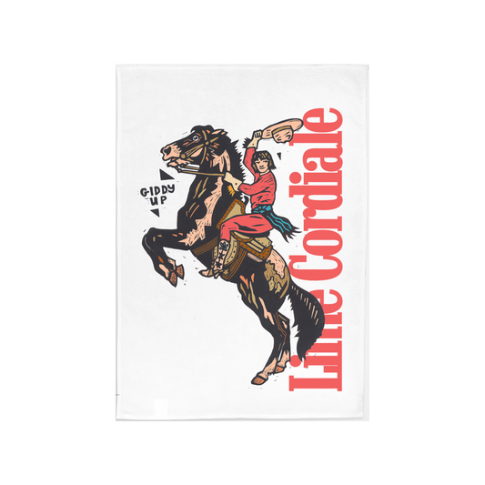 GIDDY UP Tea Towel
